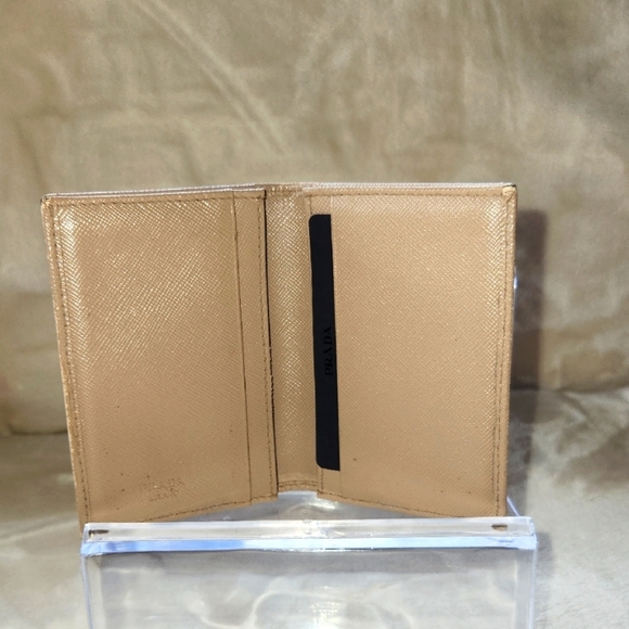 Prada Taupe Card Holder - Picture 2 of 3